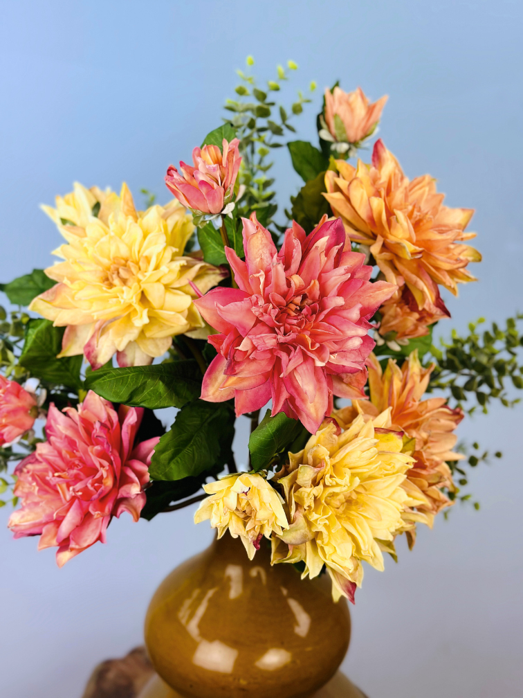 Zijdenbloemen boeket "Orlesian Flowers" | 60cm
