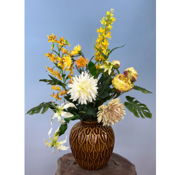 Zijdenbloemen boeket "Sunny Day" | 70cm
