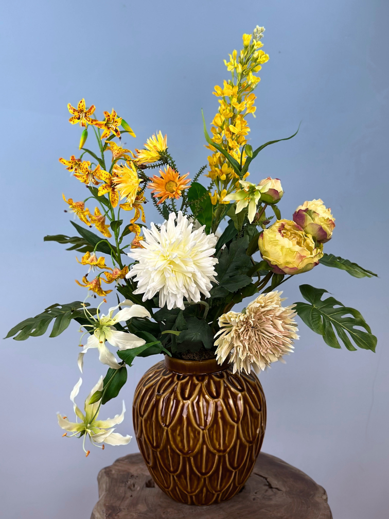 Zijden boeket "Sunny Day" | 70cm