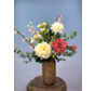 Zijdenbloemen boeket "Pastel Garden" | 65 cm