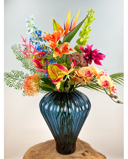 Zijden boeket "Tropical Dreams"  | 75cm
