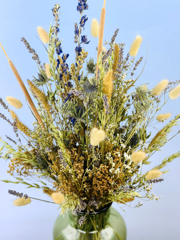 Droogbloemen boeket "Pure Valley" | 70cm