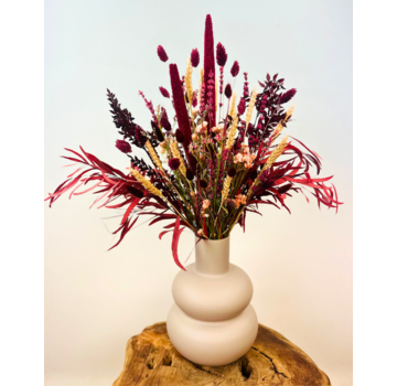 Droogbloemen boeket "Madame Grise" | 50cm