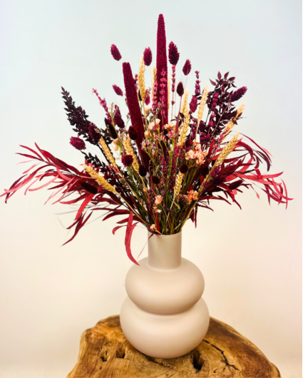 Droogbloemen boeket "Madame Grise" | 50cm
