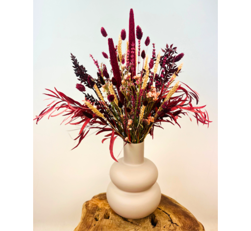 Droogbloemen boeket "Madame Grise" | 50cm