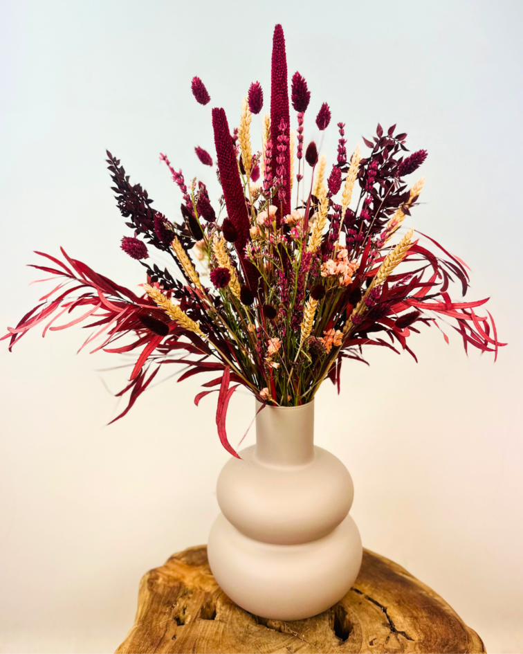 Droogbloemen boeket "Madame Grise" | 50cm