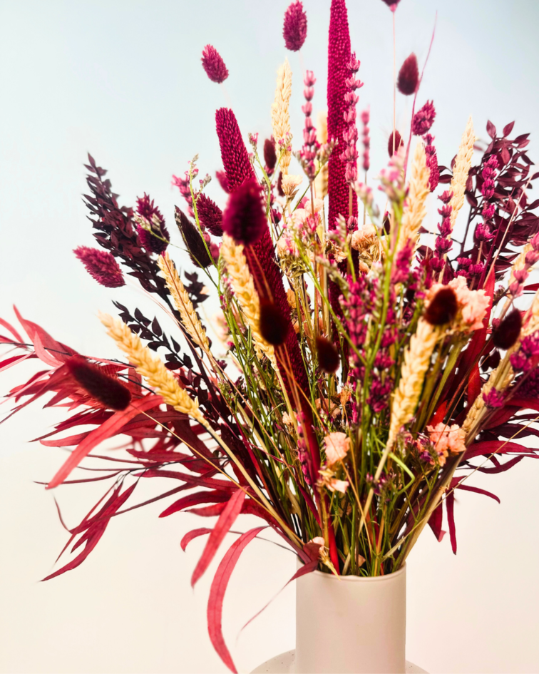 Droogbloemen boeket "Madame Grise" | 50cm