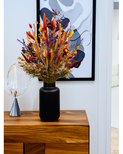 Droogbloemen boeket "Warm Sunset" | 65cm - zonder vaas