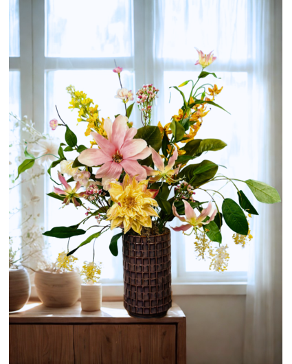 Zijdenbloemen boeket "My Darling" | 60 cm