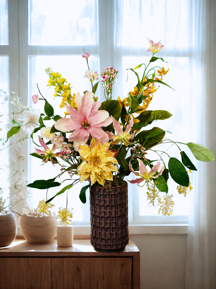Zijdenbloemen boeket "My Darling" | 60 cm