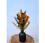 Droogbloemen boeket Pumpkin Spice - inclusief vaas | 40 cm