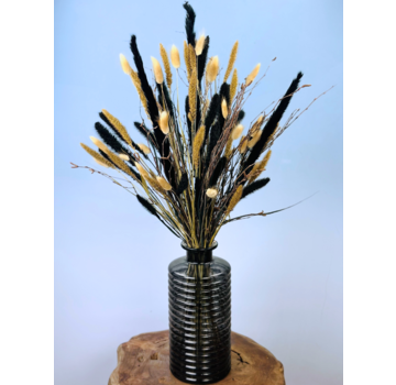 Droogboeket "Time of the Season" - incl. vaas | 80cm