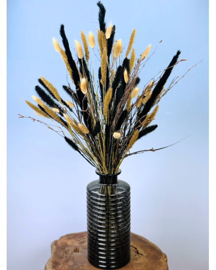Droogboeket "Time of the Season" - incl. vaas | 80cm