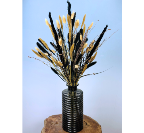 Droogboeket "Time of the Season" - incl. vaas | 80cm