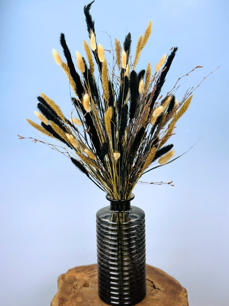 Droogboeket "Time of the Season" - incl. vaas | 80cm