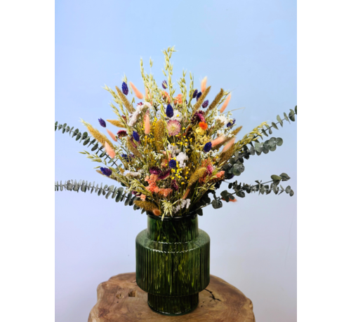 Droogbloemen boeket "Pastel bomb" | 60cm