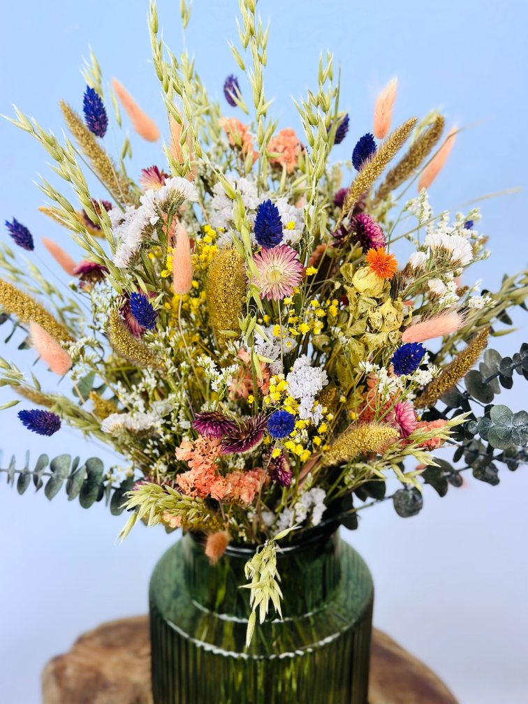 Droogbloemen boeket "Pastel bomb" | 60cm