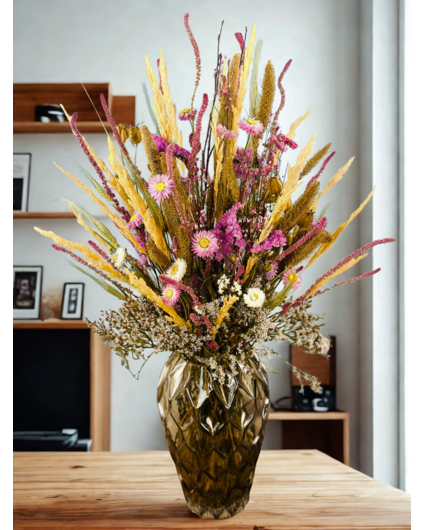 Droogbloemen boeket "Zomerliefde" | 60cm  - small