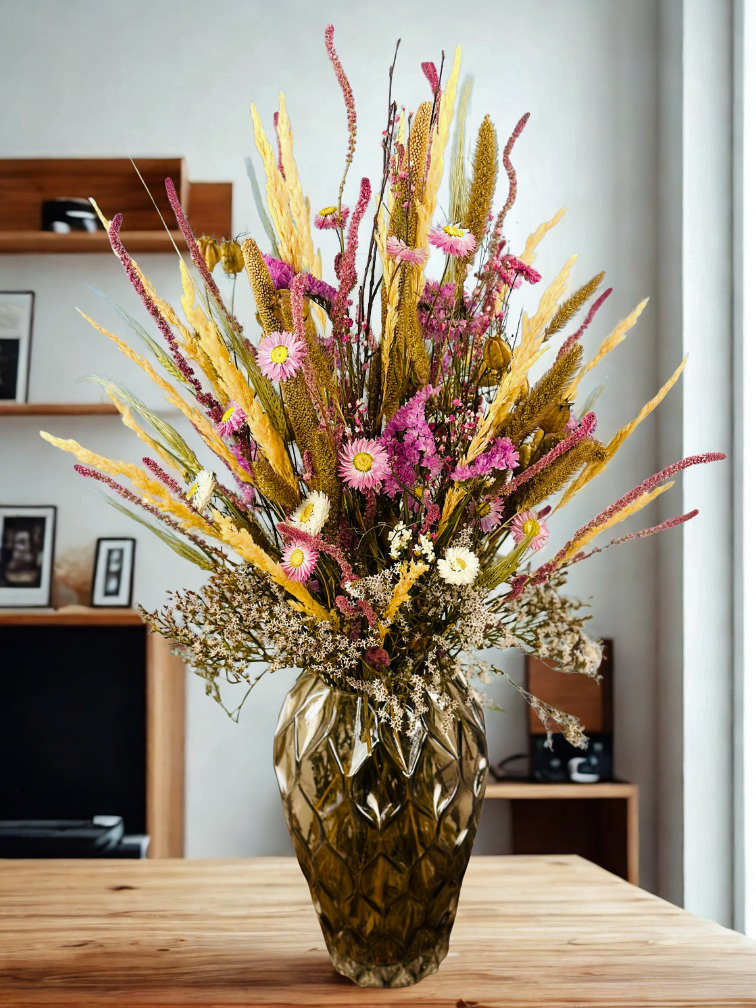 Droogbloemen boeket "Zomerliefde" | 60cm  - small