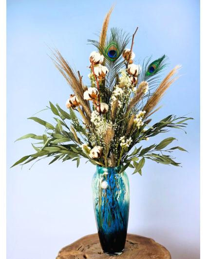 Droogbloemen boeket "Mountain Whispers" - 85 cm