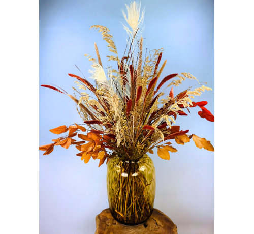 Droogbloemen boeket "Autumn Storm" | 80 cm