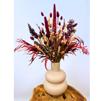 Droogbloemen boeket "Madame Grise" | 50cm
