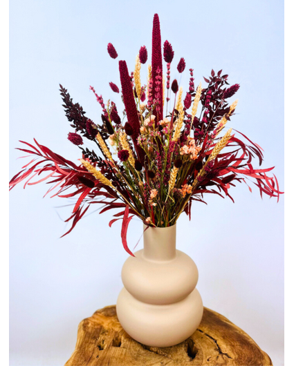 Droogbloemen boeket "Madame Grise" | 50cm