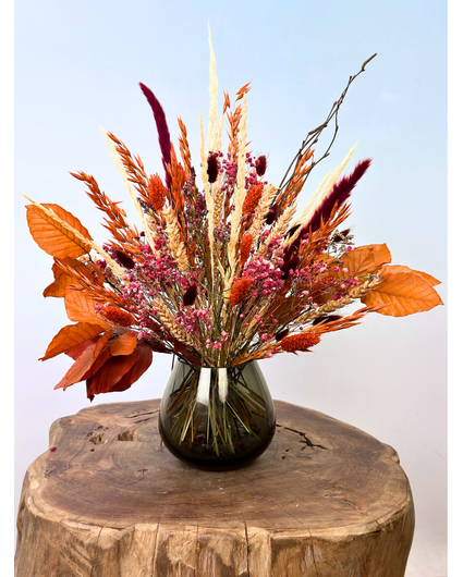 Droogboeket "Josephine's Colours small" - incl. vaas | 35 cm