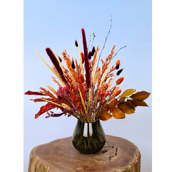 Droogboeket "Josephine's Colours small" - incl. vaas | 35 cm