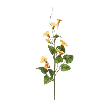 Zijden bloem "Petunia" yellow | 74 cm