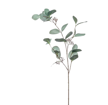 Zijden bloem "Eucalyptus" grey | 73 cm