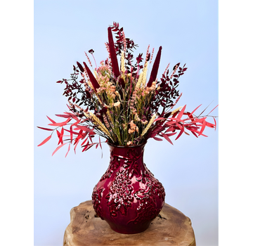 Droogboeket "Madam Rouge" | 50cm