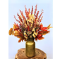 Droogbloemen boeket "Golden Kiss" | 60cm