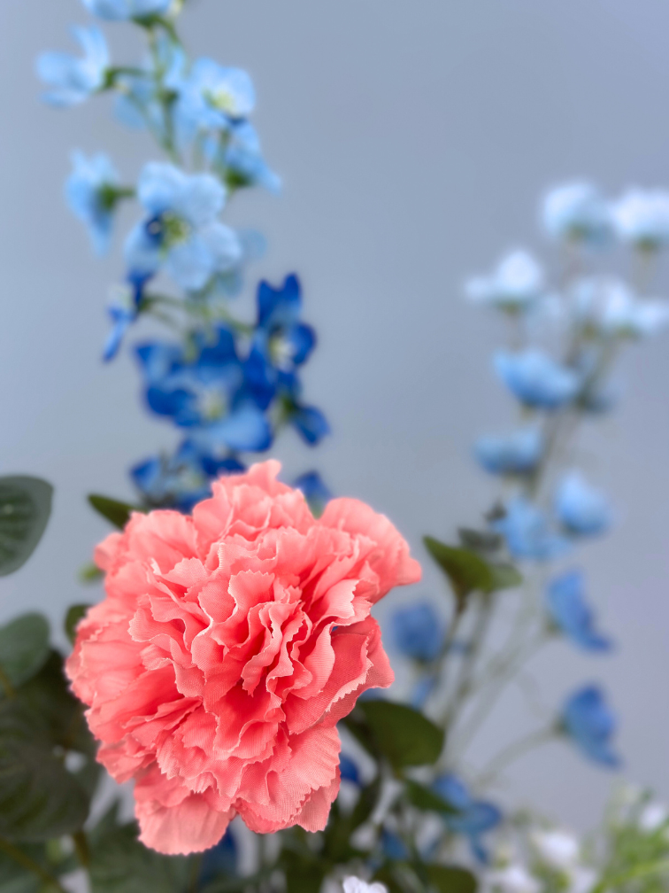 Zijden boeket "Zang van Arwen" - 55 cm