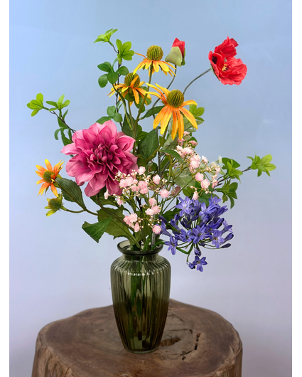 Zijden boeket "Elanor's Bloei" - 55 cm