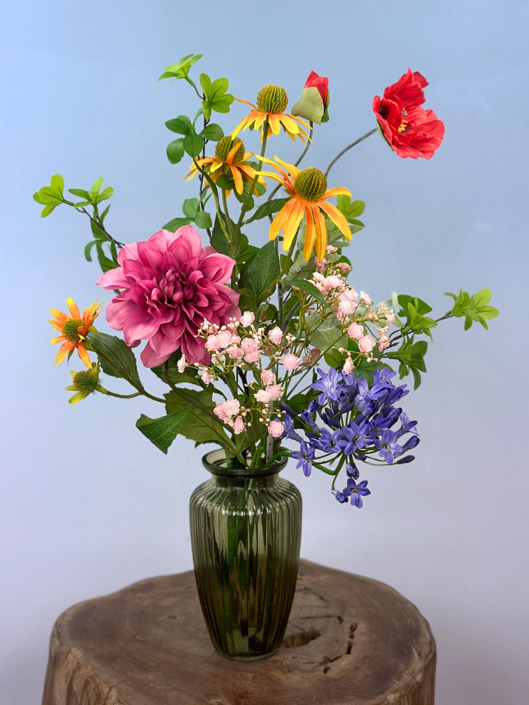 Zijden boeket "Elanor's Bloei" - 55 cm