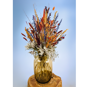 Droogboeket "Warm Sunset" (Enormous) | 95cm