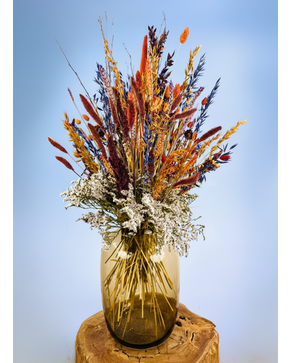 Droogboeket "Warm Sunset" (Enormous) | 95cm