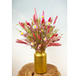 Droogbloemen boeket "Golden Pink" | 50cm