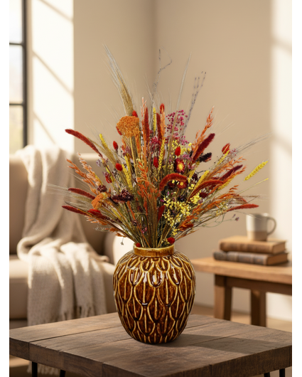 Droogboeket "Cheering Autumn" | 85cm