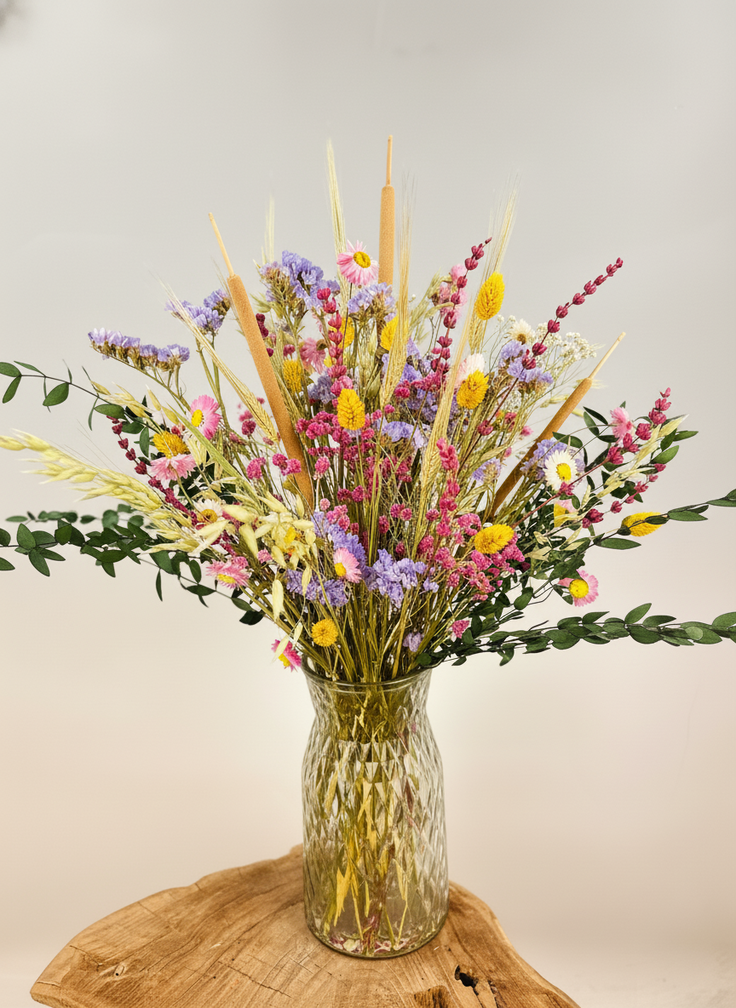 Droogbloemen boeket "The Happiness Bouquet" - groot | 60cm