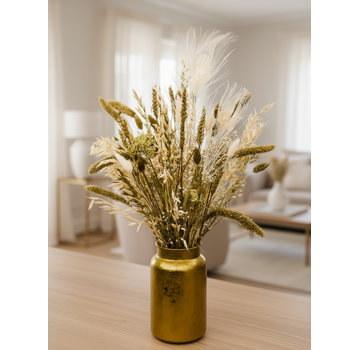 Droogboeket "Luxury Gold" (Large) | 60cm