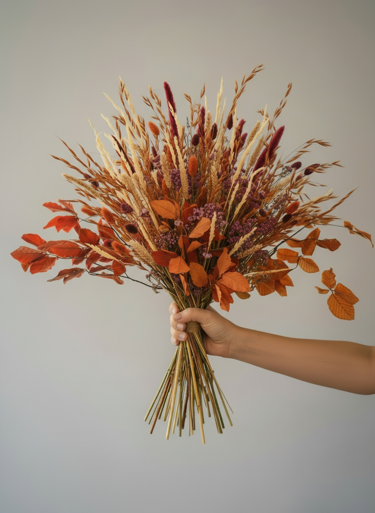 Droogbloemen boeket "Josephine's Colours" | 90 cm