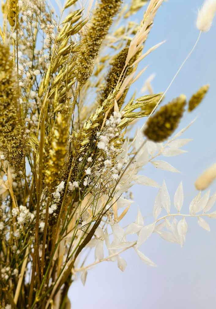 Droogbloemen boeket "Luxury Gold" (Large) | 60cm