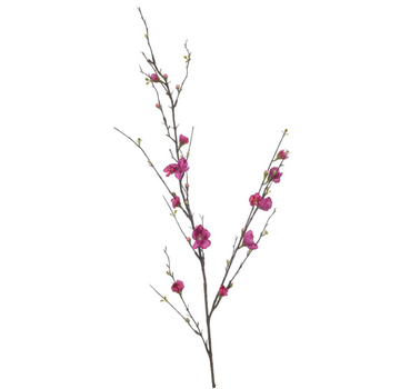 Zijden bloesem "Quince Blossom Branche" purple | 125 cm