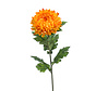 Zijden bloem "Mum" yellow | 75 cm