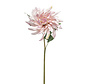 Zijden bloem "Dahlia" twist pink | 70 cm