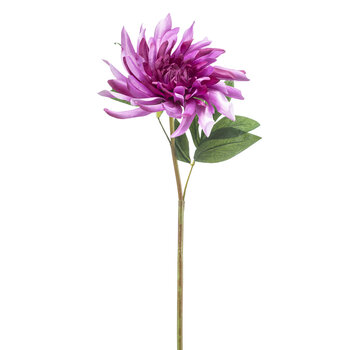Zijden bloem "Dahlia" twist purple | 70 cm