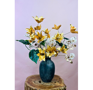 Zijden boeket "Golden Moon" | 60 cm