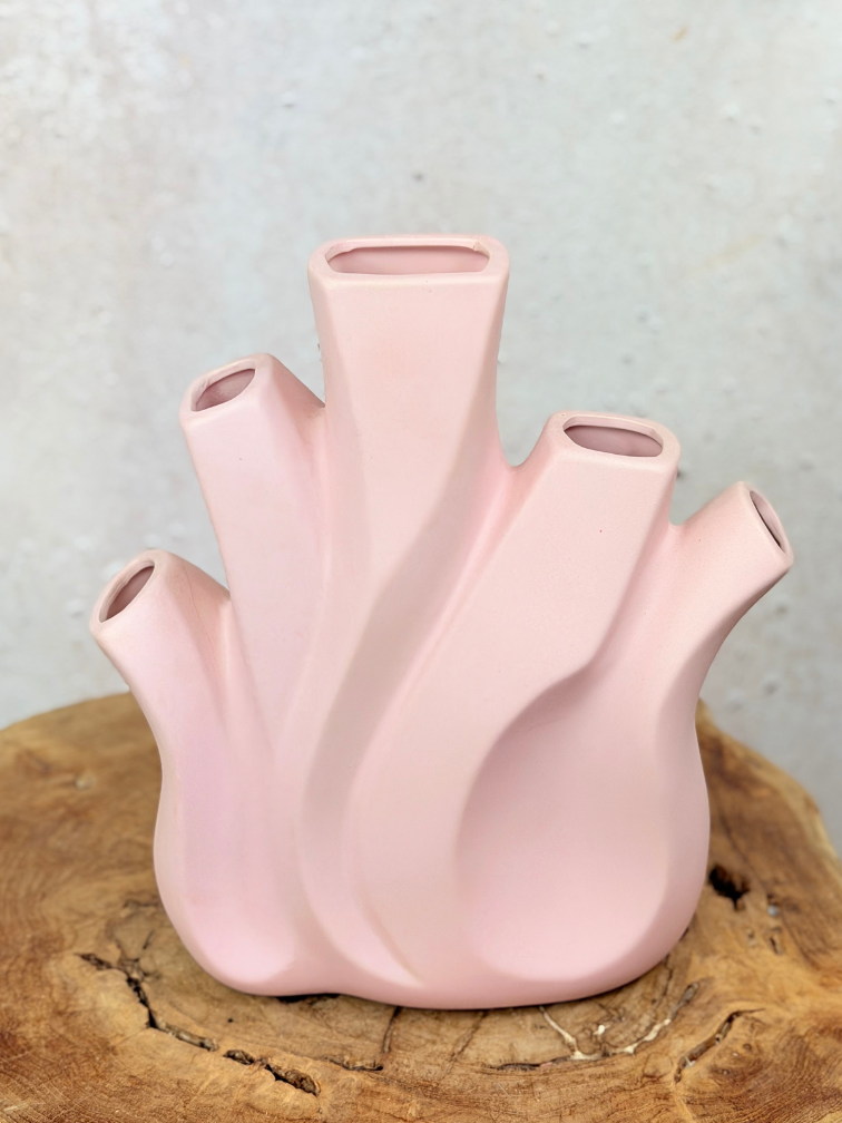 Tulpenvaas "Pink Coral" (Large) | 25x28cm